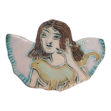 Indlæs billede til gallerivisning Divine Dame, beige-grøn kat