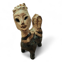 Indlæs billede til gallerivisning skulptur i sort ler