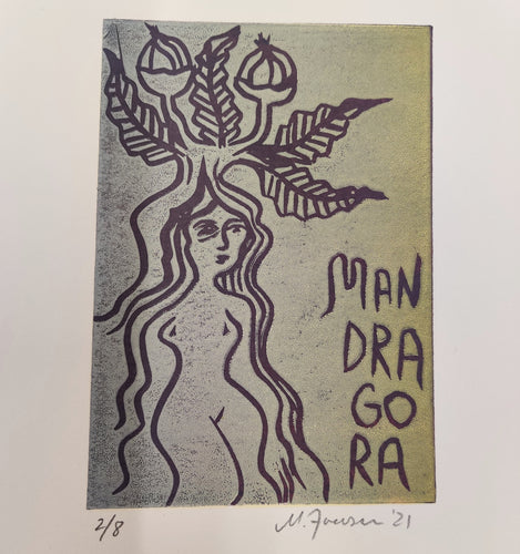 Mandragora. Linoleumssnit